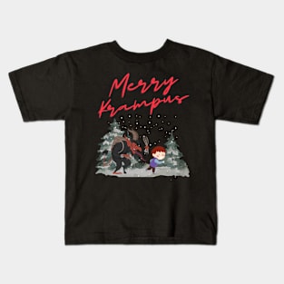 Merry Krampus Kids T-Shirt